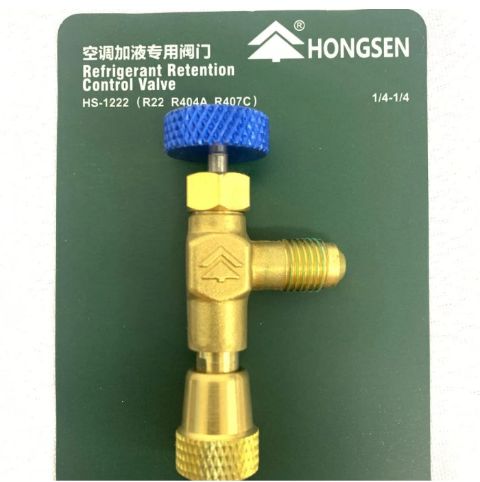 Hongsen Refrigeration Recycle Cylinder Can Tap Valve HS-1223 Manual Safety Valve