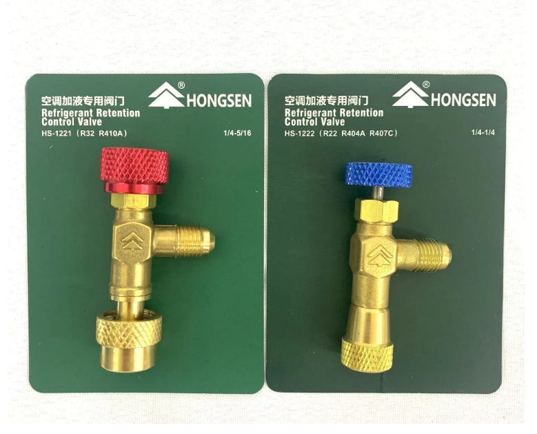Hongsen Refrigeration Recycle Cylinder Can Tap Valve HS-1223 Manual Safety Valve
