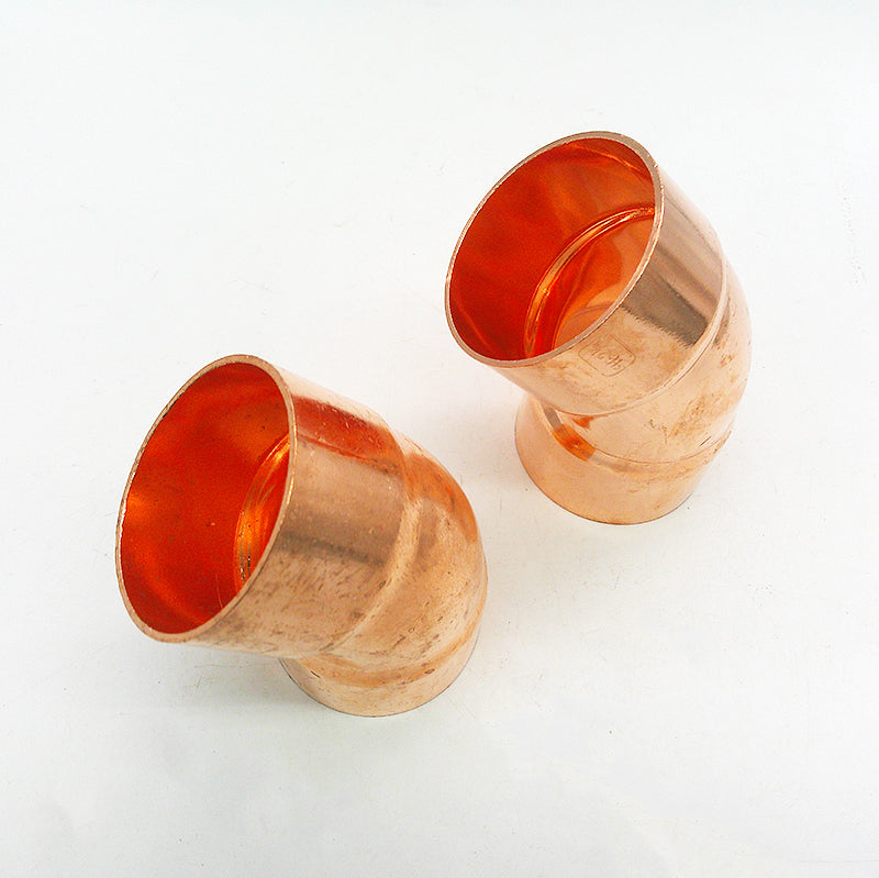 Refrigeration 45 degree copper elbow 38mm ID 1.1/2 CXC Copper Pipe Fitting
