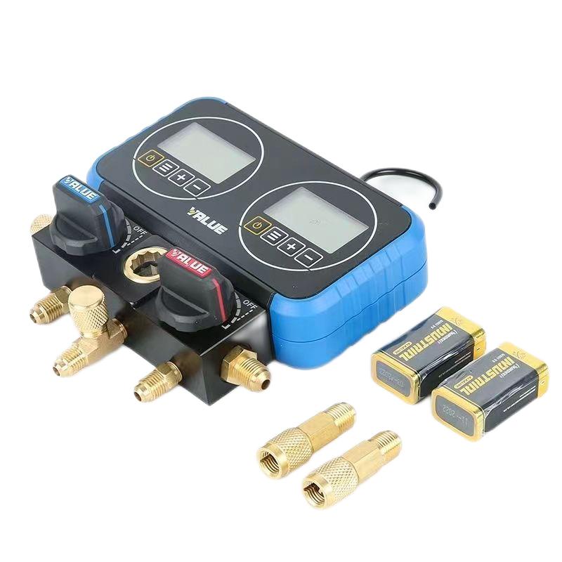 Refrigeration Dual Digital Gauge VRM2-0101I Value Brand English Vision 2 Way