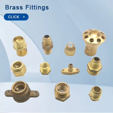 Brass pipe fitting