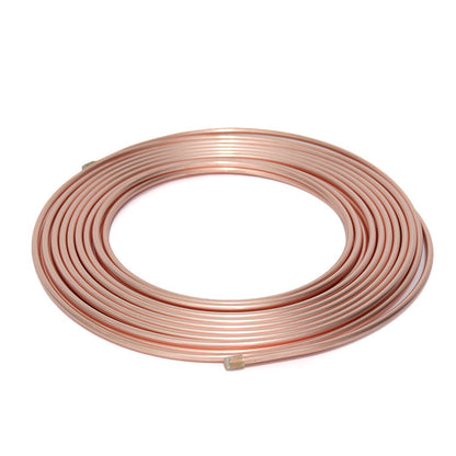 C1100 C12200 1/4" 3/8" 1/2" 3/4" 15 Meters Copper Pancake Coil Copper Pipes Tube For Air Conditioner