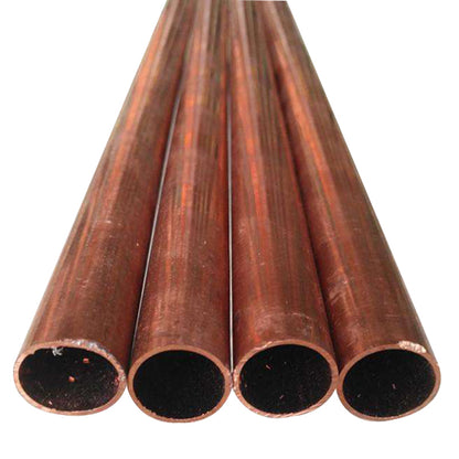 Refrigeration Straight Copper Tube Pipe 1/4 3/8 1/2 5/8 3/4 7/8 up to 3.5/8 L 3M Thickness Customized.