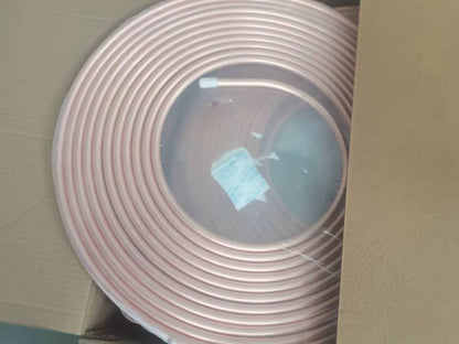 C1100 C12200 1/4" 3/8" 1/2" 3/4" 15 Meters Copper Pancake Coil Copper Pipes Tube For Air Conditioner