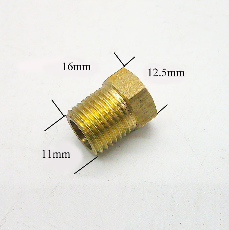 Brass Hex Head Plug Pipe Fitting Assortment Kits 1/8"+ 1/4"+3/8"+1/2"+3/4" NPT Male