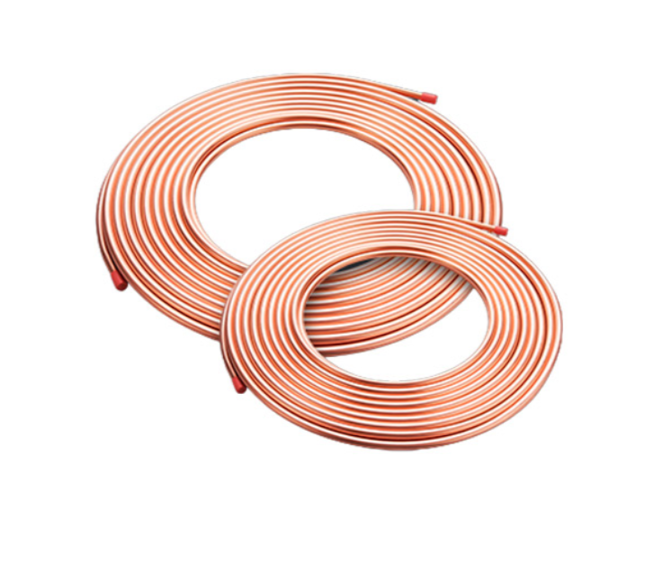 C1100 C12200 1/4" 3/8" 1/2" 3/4" 15 Meters Copper Pancake Coil Copper Pipes Tube For Air Conditioner