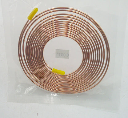 Refrigeration Copper Capillary Tubing 0.031 ID x 0.081" OD 3meter For one Roll