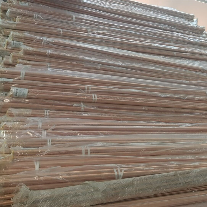 Refrigeration Straight Copper Tube Pipe 1/4 3/8 1/2 5/8 3/4 7/8 up to 3.5/8 L 3M Thickness Customized.