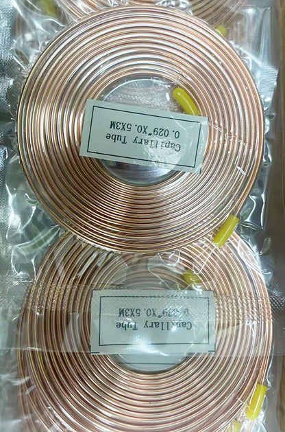 Refrigeration Copper Capillary Tubing 0.031 ID x 0.081" OD 3meter For one Roll