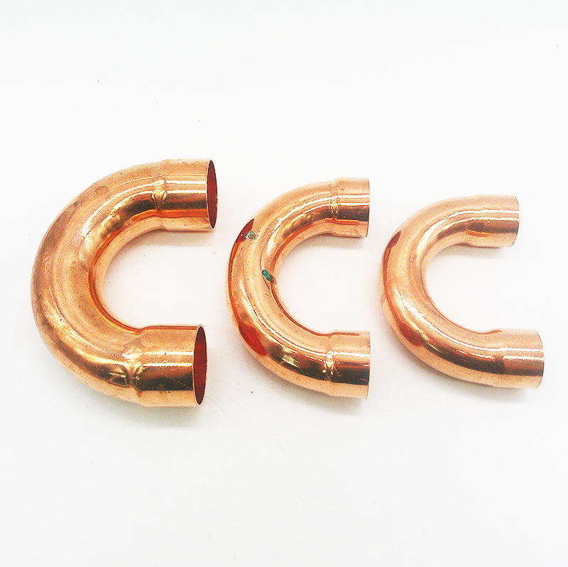 Refrigeration 180 degree Copper Elbow U bend CXC For HVAC