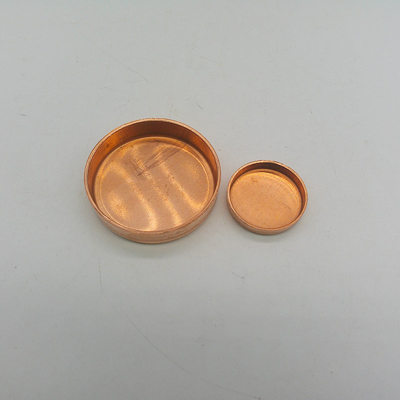 copper pipe cap 28*1.5mm pipe end cap