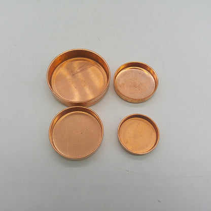 copper pipe cap 28*1.5mm pipe end cap