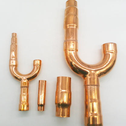 Wholesale Refrigerator Midea FGZHN-02 Copper Branch Pipe Y Joint for Air Conditioner with insolation cover