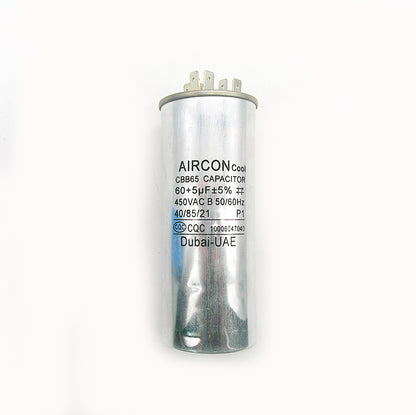 CBB65 450V 60uf +uf5 MFD AC Capacitor For Heat Pump Condenser HVAC Capacitor Replacement