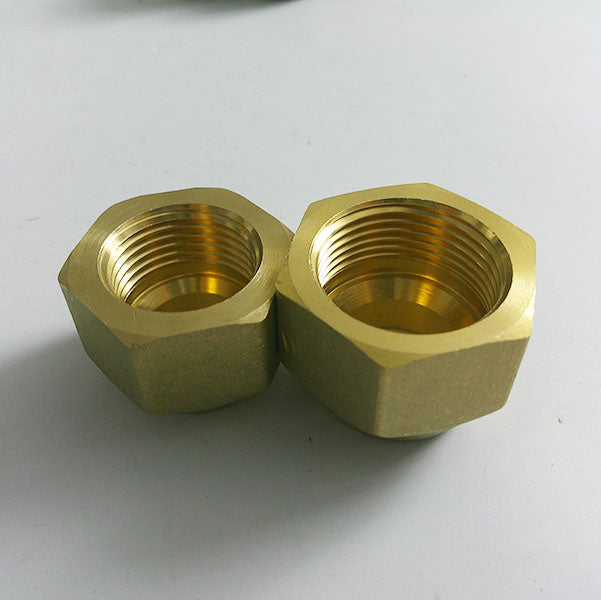 Refrigeration Brass Reducing Adapter Female Flare 1/2 X Male Flare 5/8 For HVAC