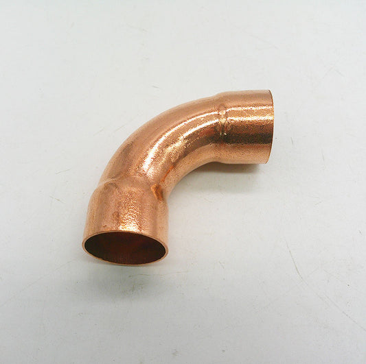 Copper Long Radius 90 Degree Elbow 32mm ID 1.1/4in CXC For Refrigeration