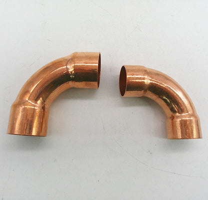 Copper Long Radius 90 Degree Elbow 32mm ID 1.1/4in CXC For Refrigeration