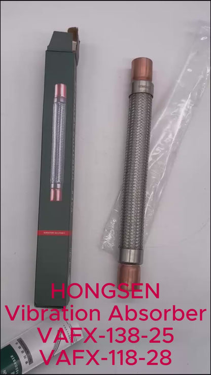 Refrigeration HONGSEN Vibration Absorber VAFX-138-35 VAFX118-28 connection 1.35 stainless cheap price